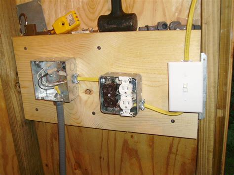 do i need an electric box in my shed|shed breaker box wiring.